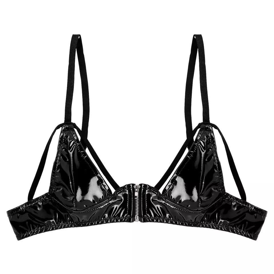 Zip Line Latex Bra