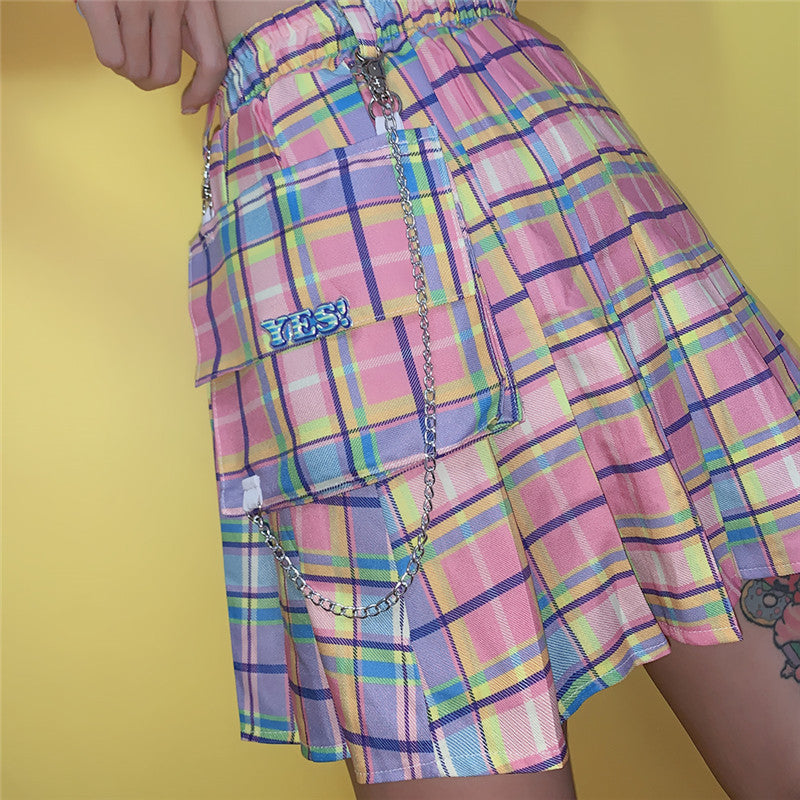 Checkered E-girl Skirt