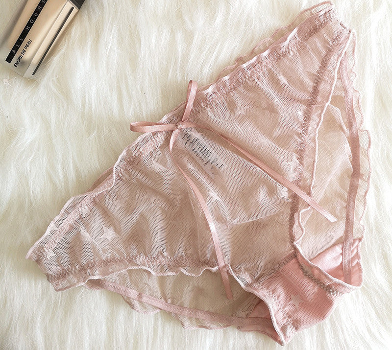 Transclucent Lace Panties