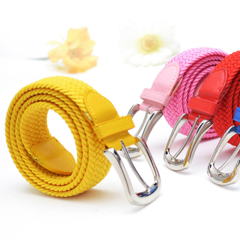 Vibrant Braided Belt Collection