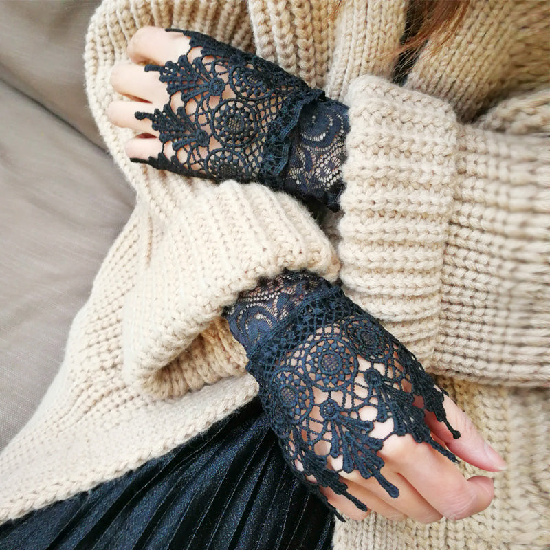 Copy of Lace hollow sleeves