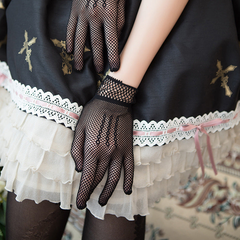 Fishnet Gloves
