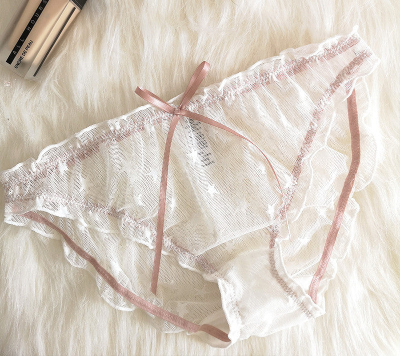 Transclucent Lace Panties