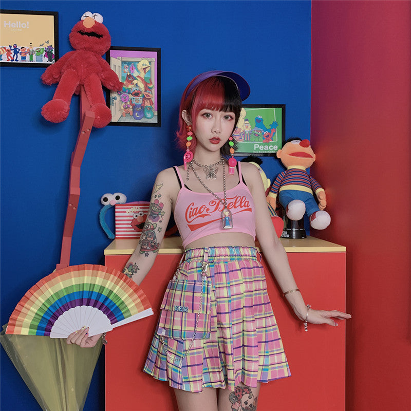 Checkered E-girl Skirt