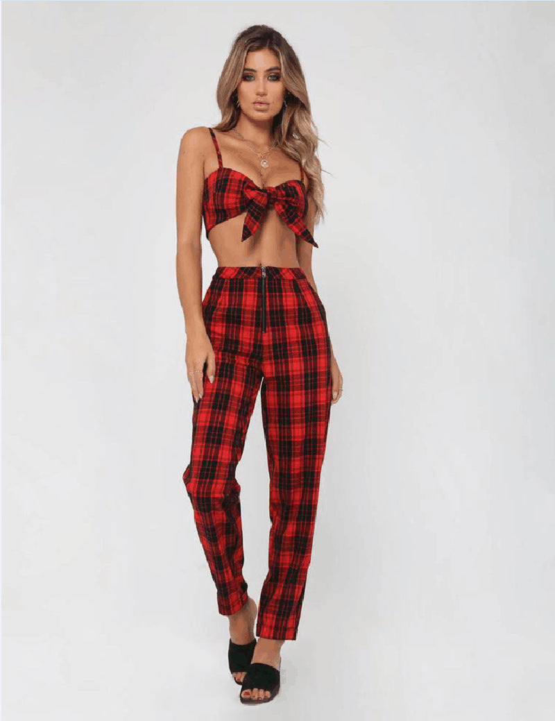 Lattice Luxe Pocketed Leggings