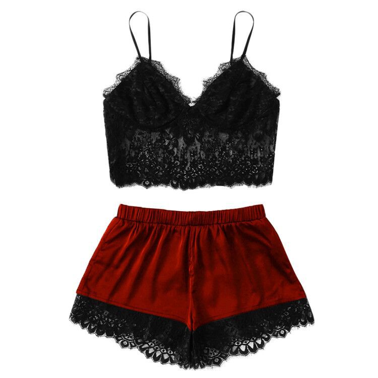 Parisian Night Lingerie Ensemble