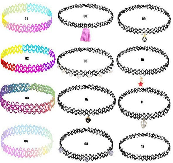 Multicolored Chokers