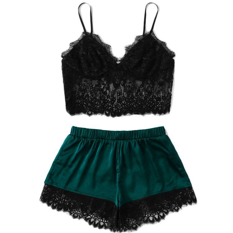 Parisian Night Lingerie Ensemble