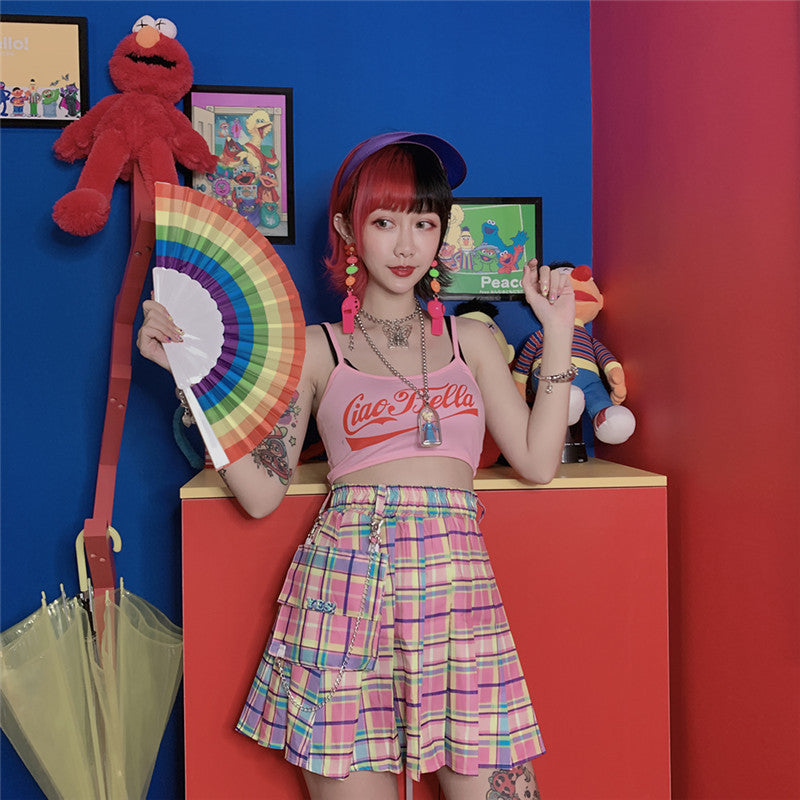 Checkered E-girl Skirt