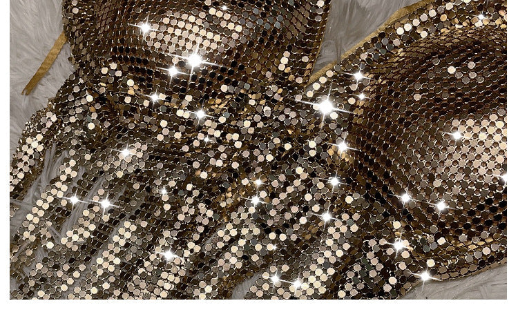 Glittering Gala Metallic Bra