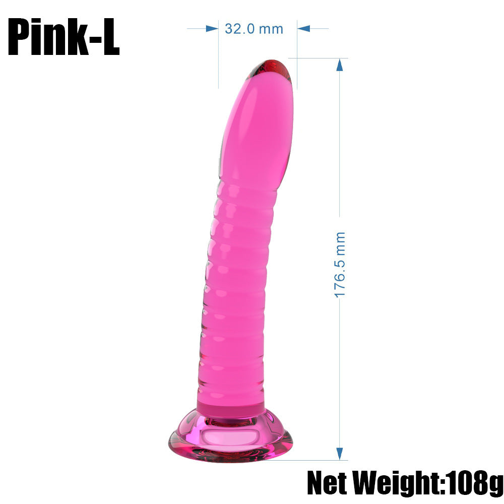 Ribbed Plug Dildo