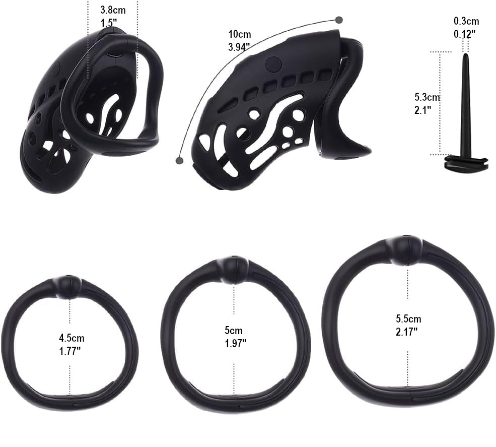 Electric Shock Chastity Cage