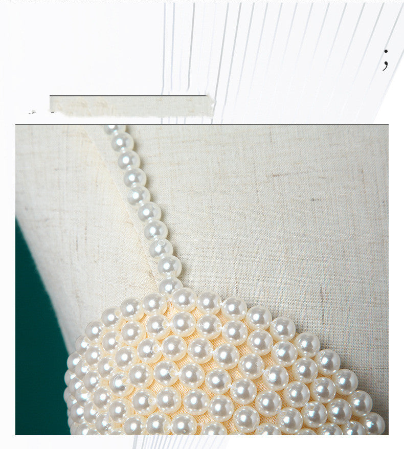 Vintage Circle of Pearls Bralette