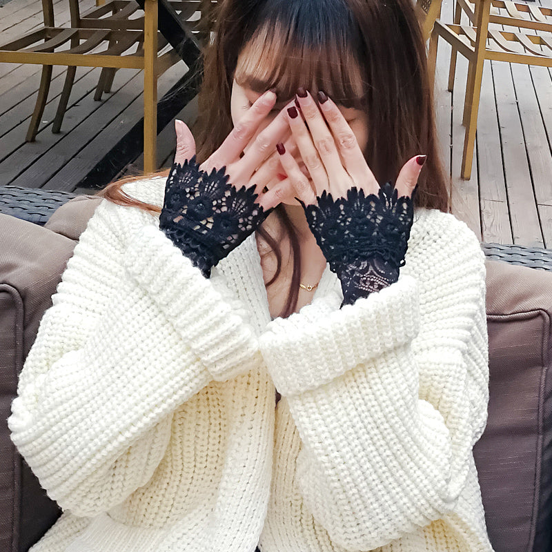 Copy of Lace hollow sleeves