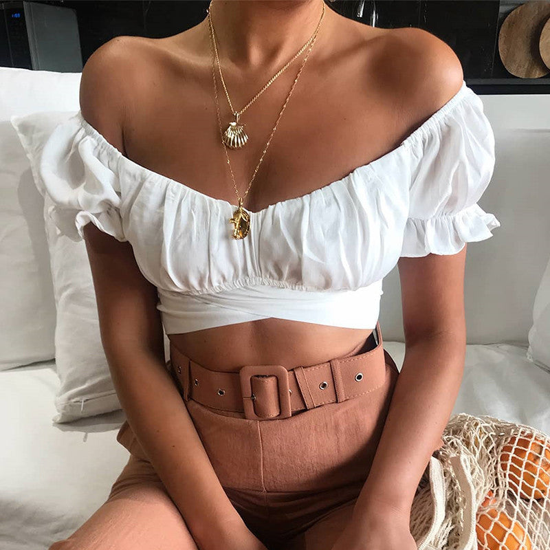 Ruffled Crop Top