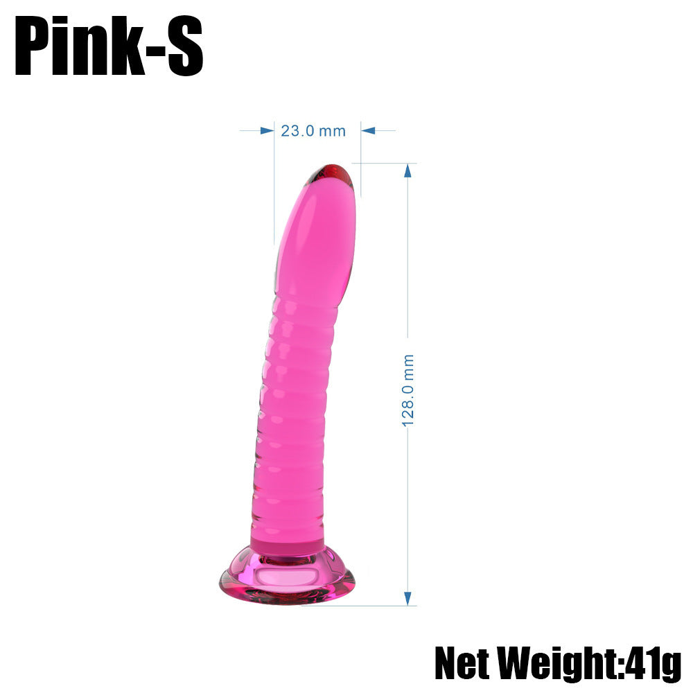 Ribbed Plug Dildo