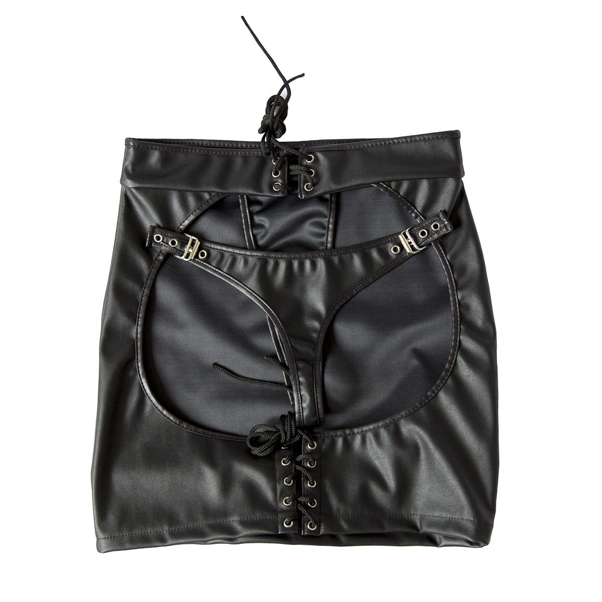 Rebel Restriction Leather Mini
