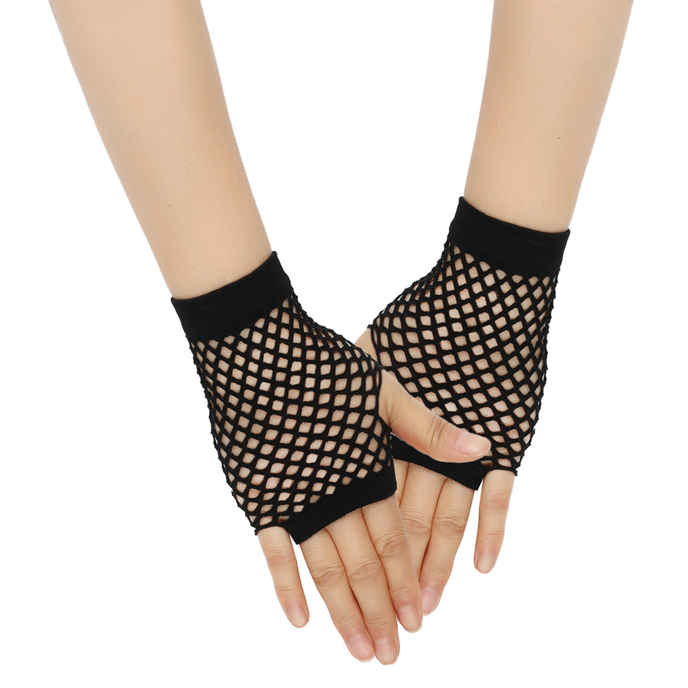 Fishnet Fingerless Gloves