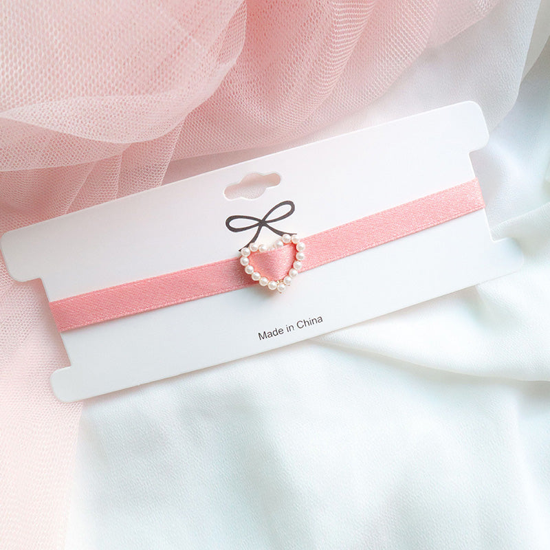 Pink Charm Choker