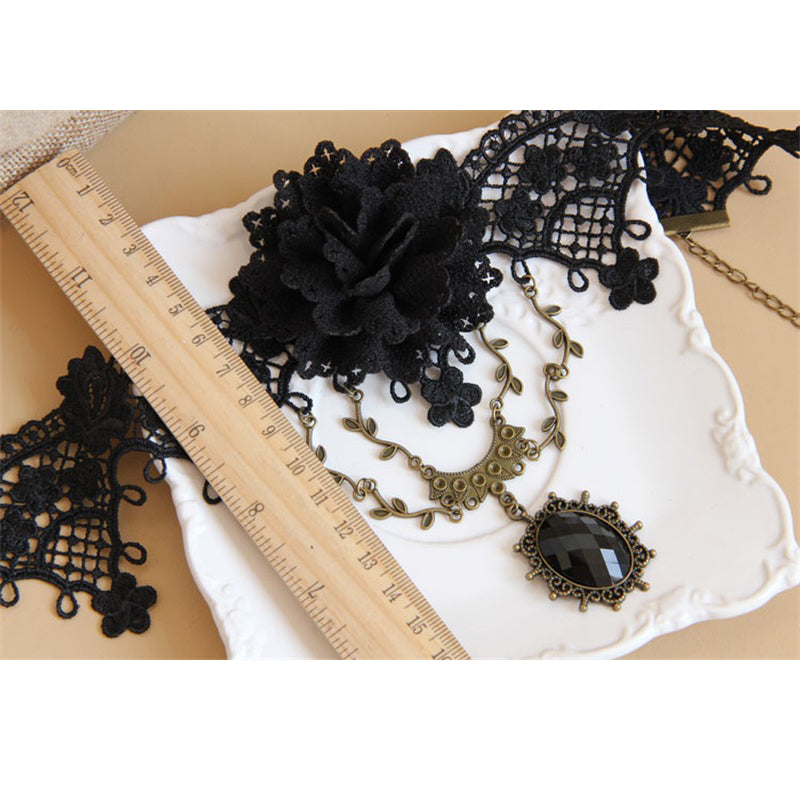 Black Rose Choker