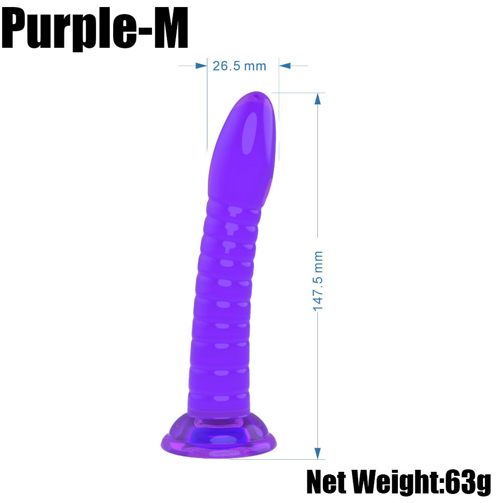 Ribbed Plug Dildo