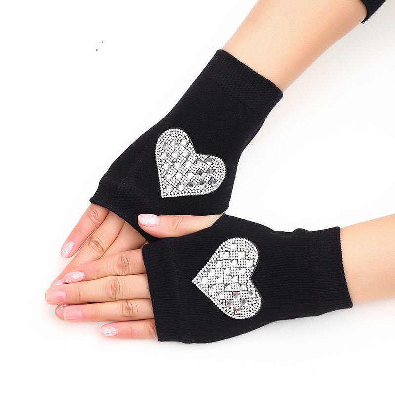 Bedazzled Fingerless Gloves