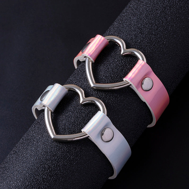 Colorful Rebel Heart Bracelet