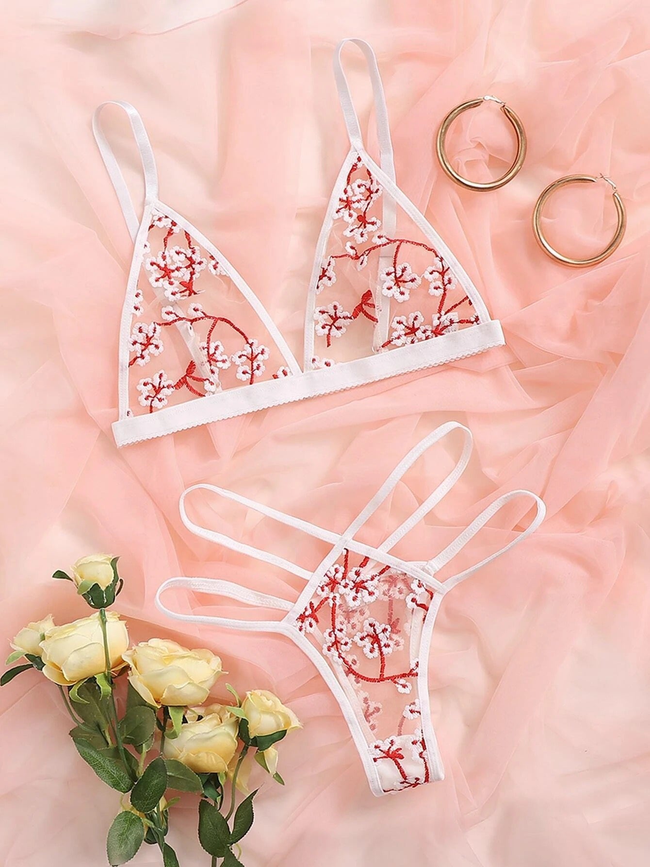 Sensual Hearts Lingerie Set