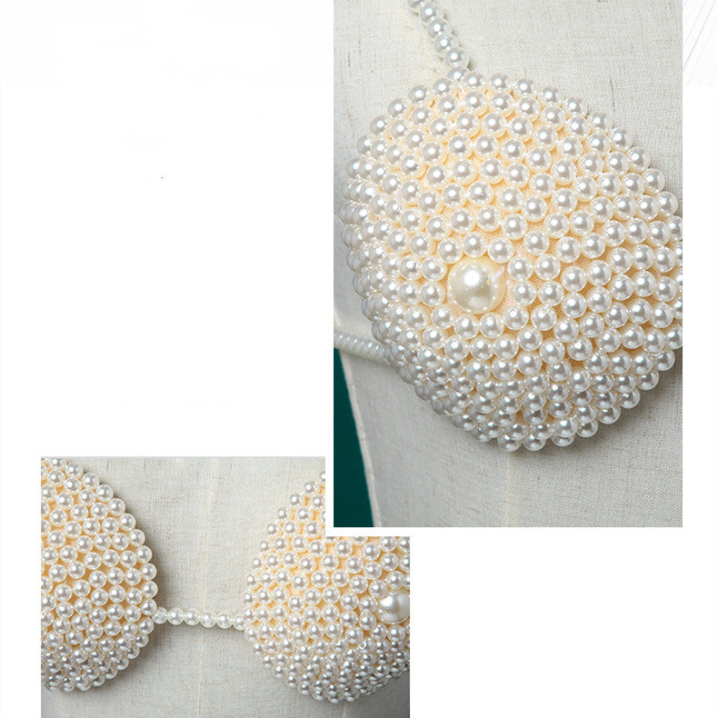 Vintage Circle of Pearls Bralette
