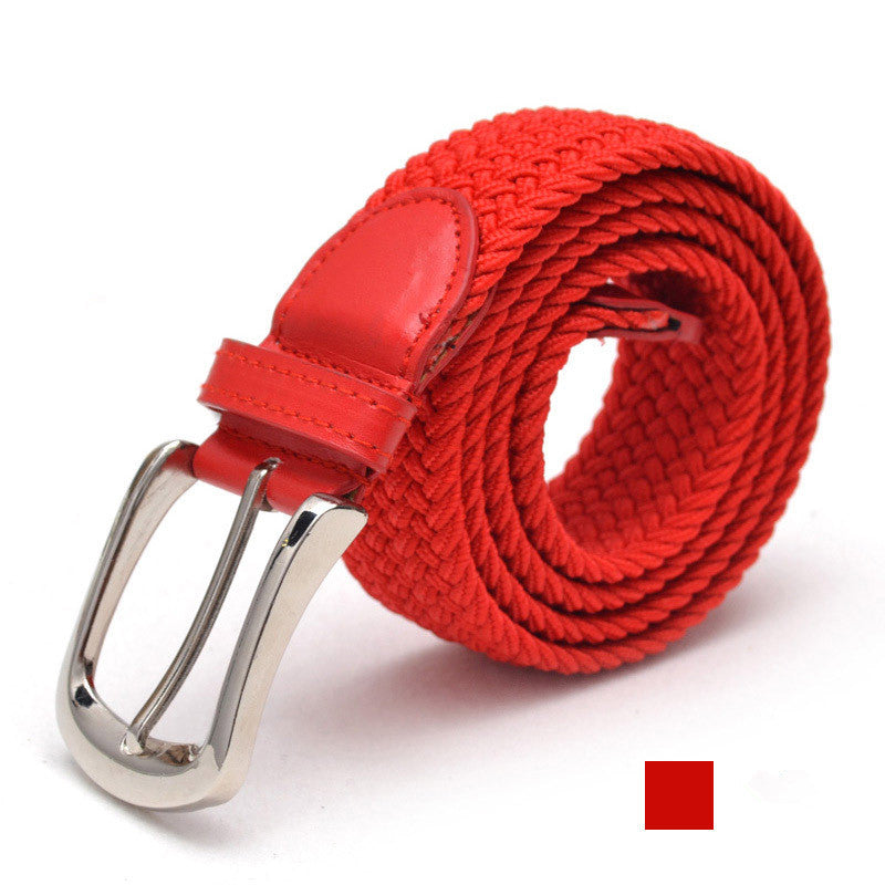 Vibrant Braided Belt Collection