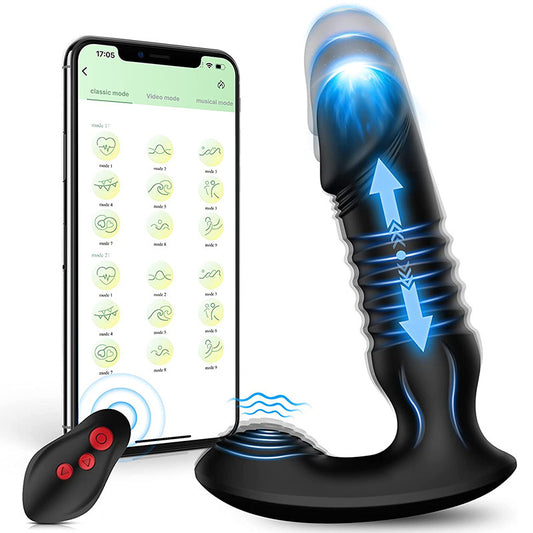 Large Premium Telescopic Butt Plug