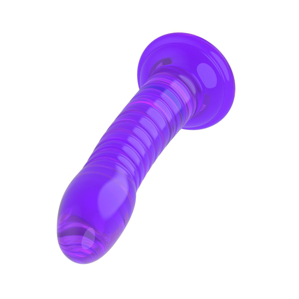 Ribbed Plug Dildo