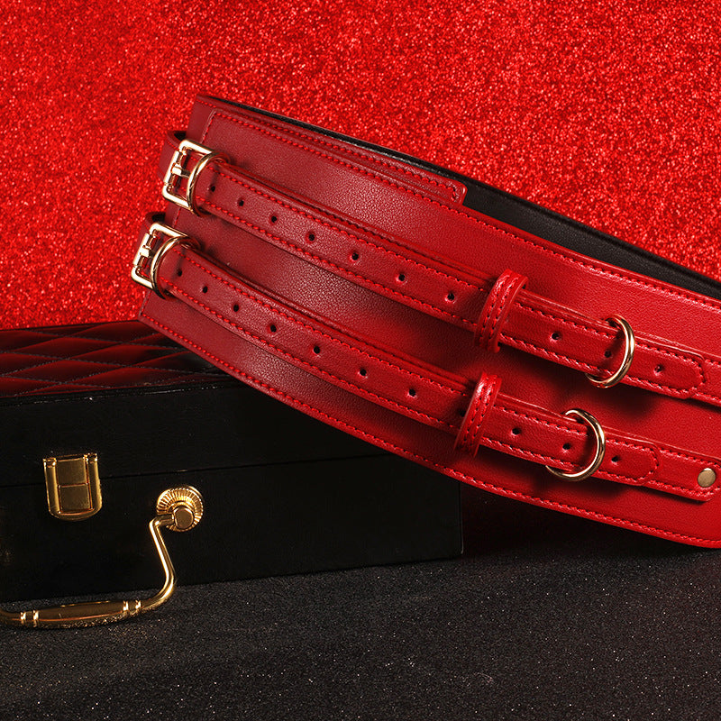 Deluxe Leather Bondage Set
