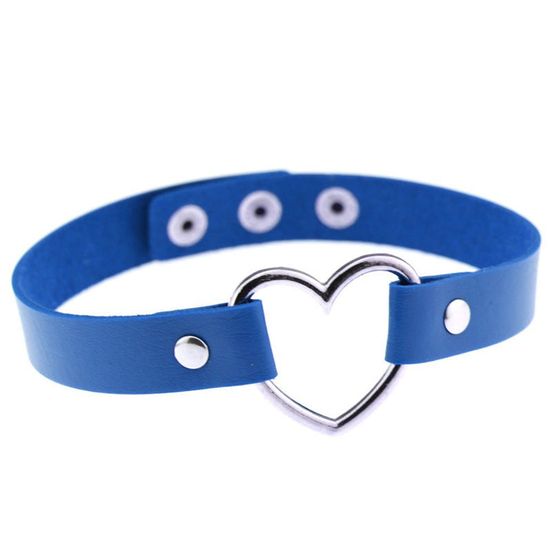 Leather Heart Collar Collection