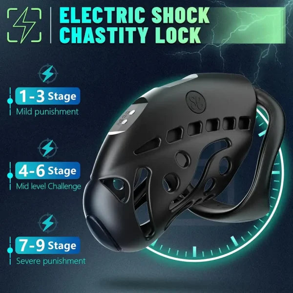 Electric Shock Chastity Cage