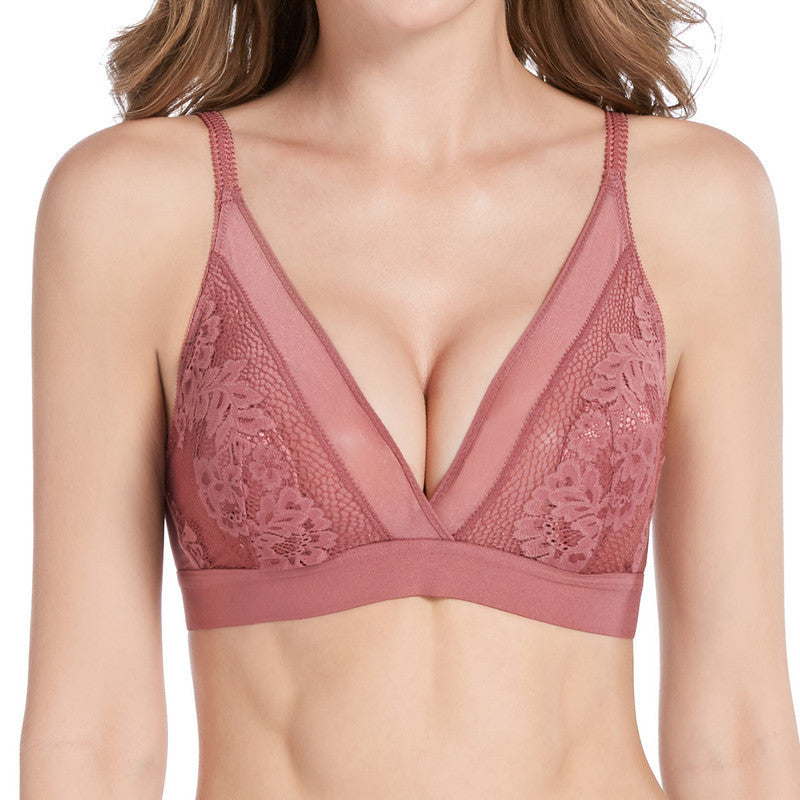 Parisan Chic Lace Triangle Bra