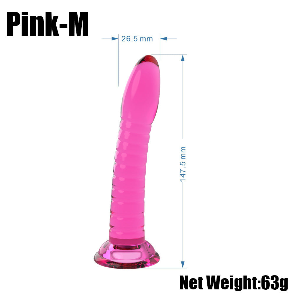 Ribbed Plug Dildo