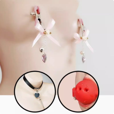 Punishment Pendant Nipple Clamps