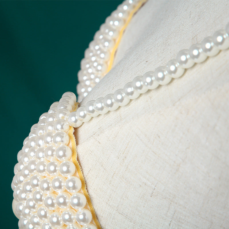 Vintage Circle of Pearls Bralette