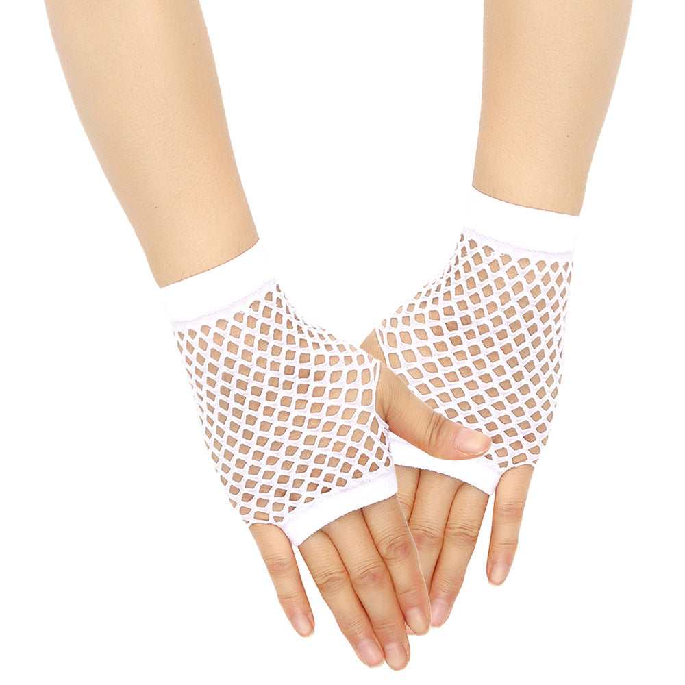 Fishnet Fingerless Gloves
