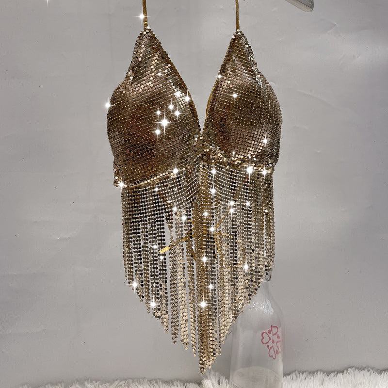 Glittering Gala Metallic Bra
