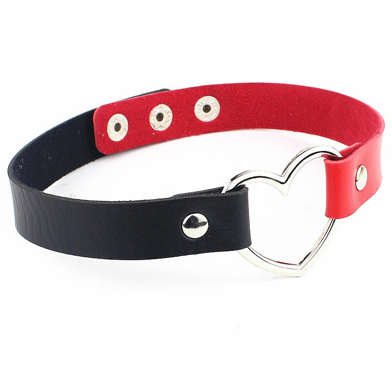 Leather Heart Collar Collection