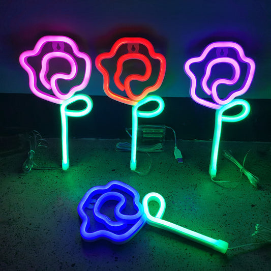 LED Rose Neon Lights