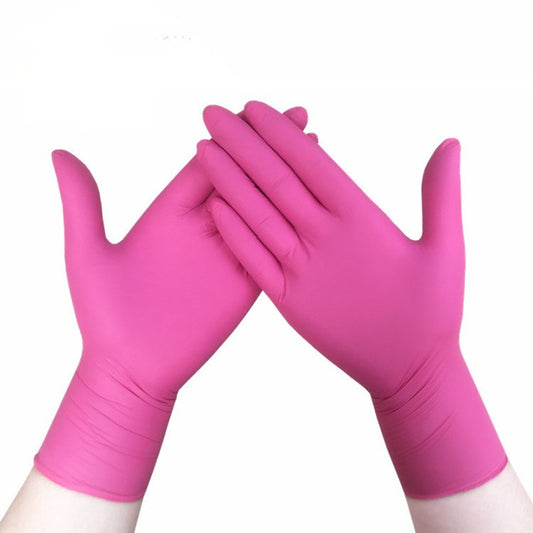 Hot Pink Latex Gloves