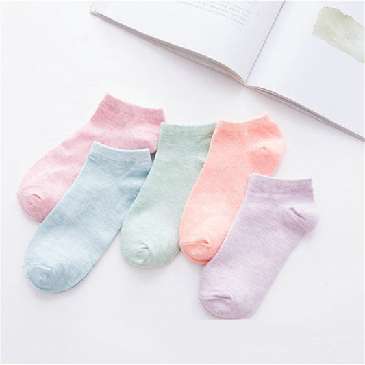 Pastel Boat Socks