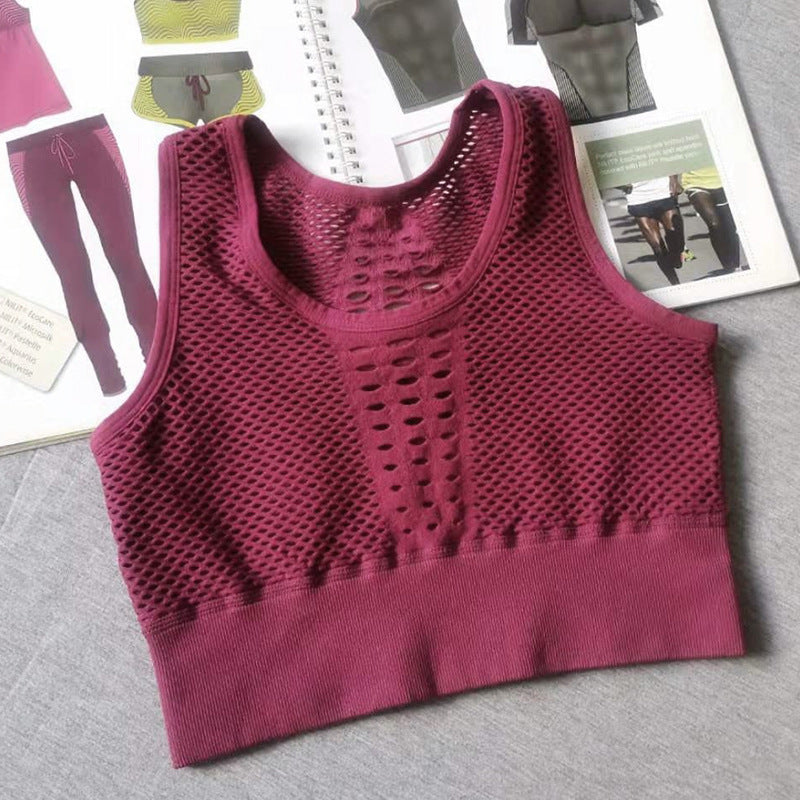 Breathable Mesh Sports Top