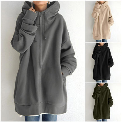 Long Zipper Hoodie