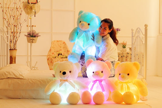 Light-Up Pastel Teddy Bears