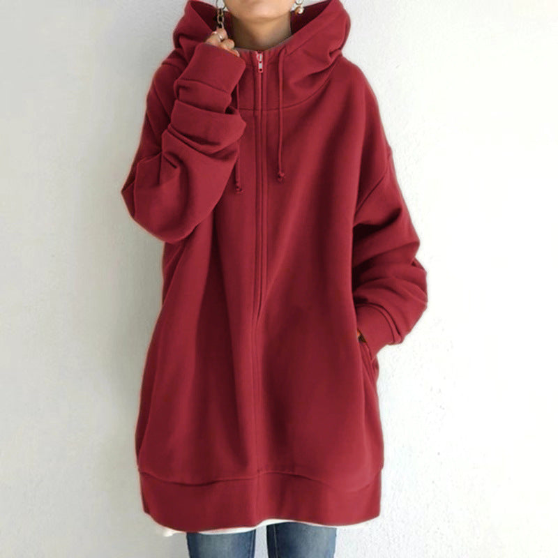 Long Zipper Hoodie