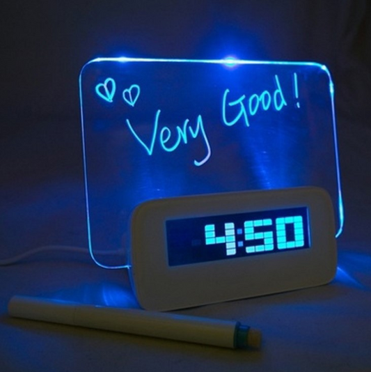 Digital Alarm Clock With Message Board